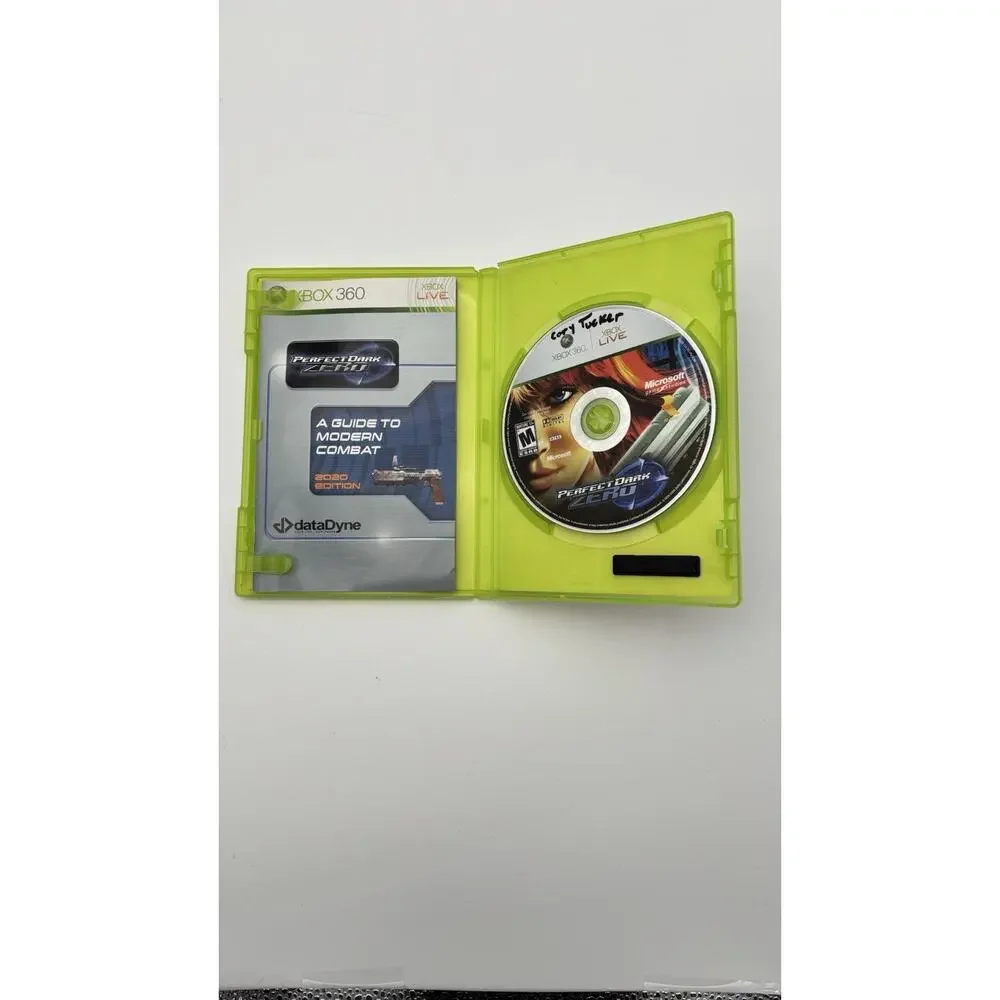 Perfect Dark Zero - (Microsoft Xbox 360) CIB W/manual. Tested. Works